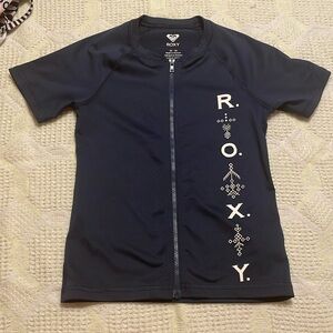 Navy colored Roxy rashguard, girls size 10